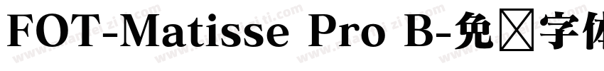 FOT-Matisse Pro B字体转换